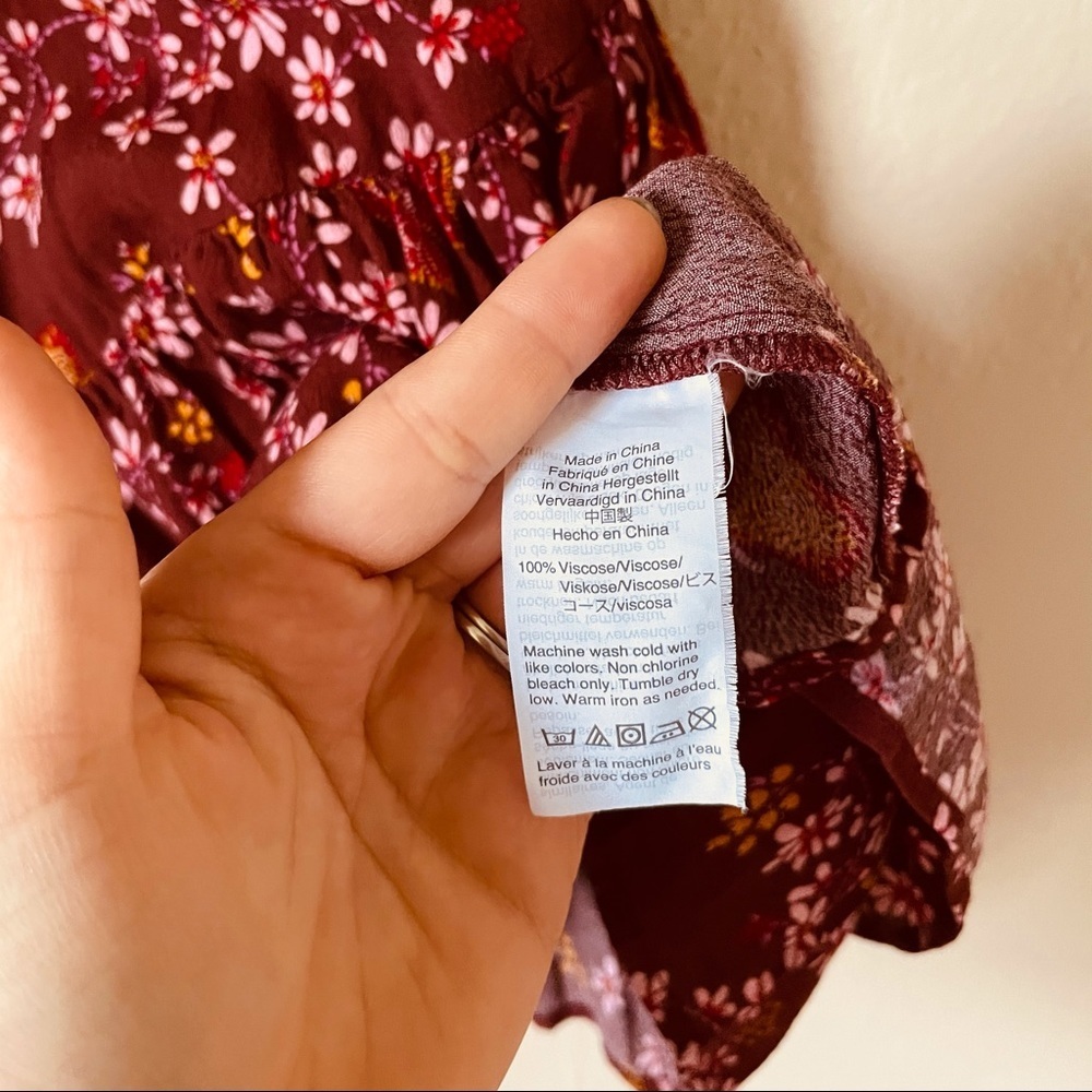 MADEWELL | Windowbox Floral Ruffle Faux Wrap Dress - Picture 5 of 5